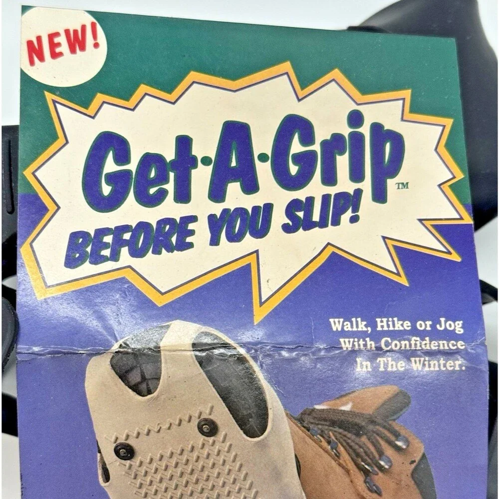 Sure Foot Get-A-Grip Ultra Shoe Spikes Men's Large 9 & Up Winter Snow Ice Cleats